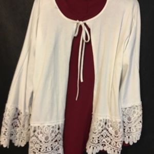 Cardigan/ swim suit cover up